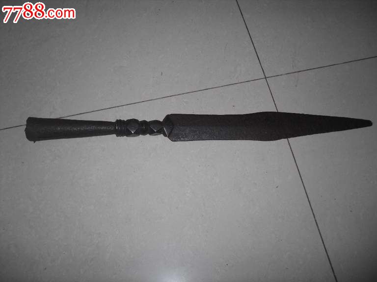 包老清代老兵器双铜箍矛头丈八蛇矛枪影视道具习武必备