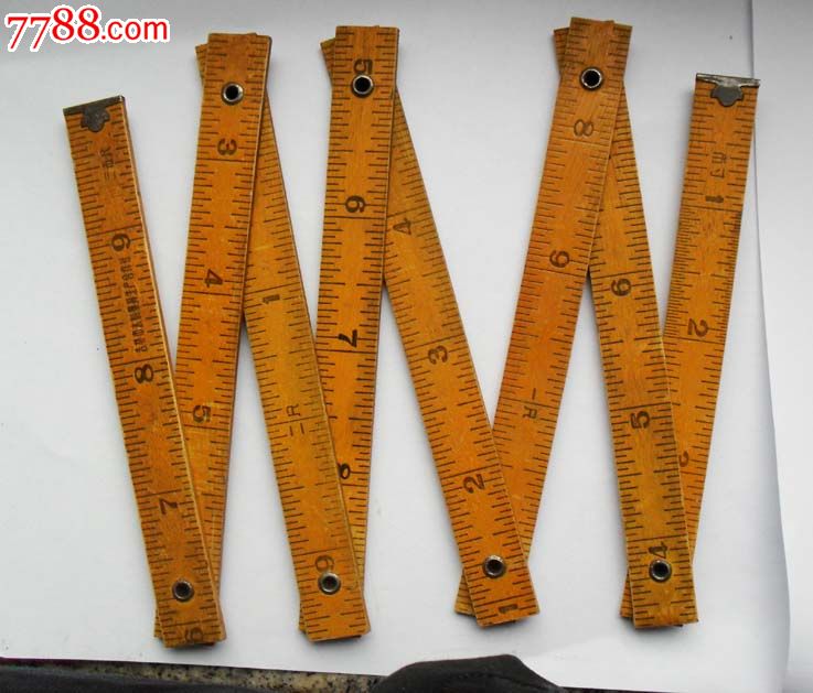 50年代合作社时期怀旧8折米尺(吉林市木制量具生产合作社)