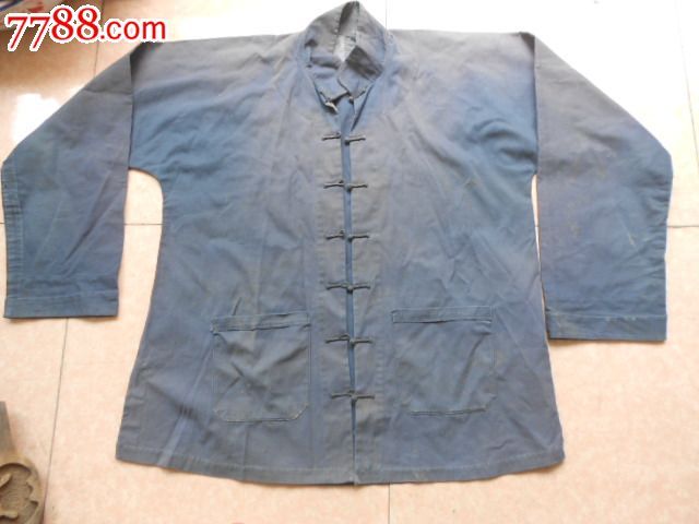民国男式对襟布扣上衣