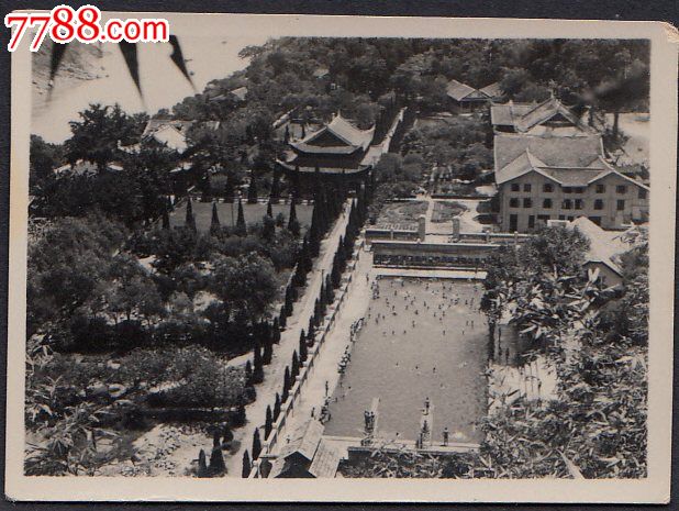 重庆南泉游泳场-价格:5元-se24412718-老照片-零售-中国收藏热线