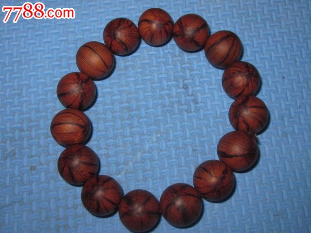 进口六棱木手串【市面很少,保真,自然纹理】