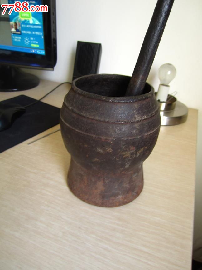品极好的铁捣药罐