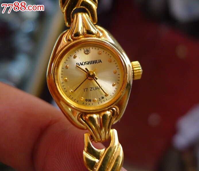 宝石花机械女表全新8,90年代