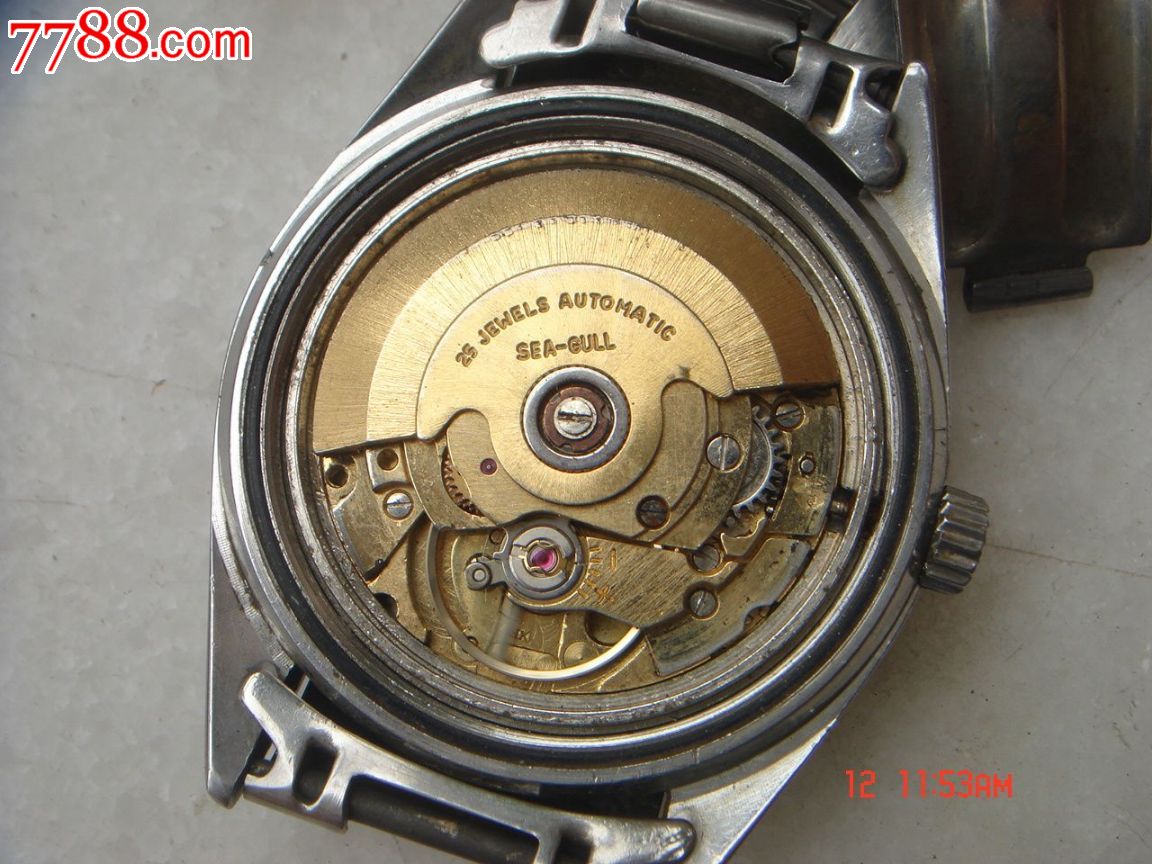 海鸥单历自动男表,黄机芯-价格:80元-se17567972-手表/腕表-零售-中国