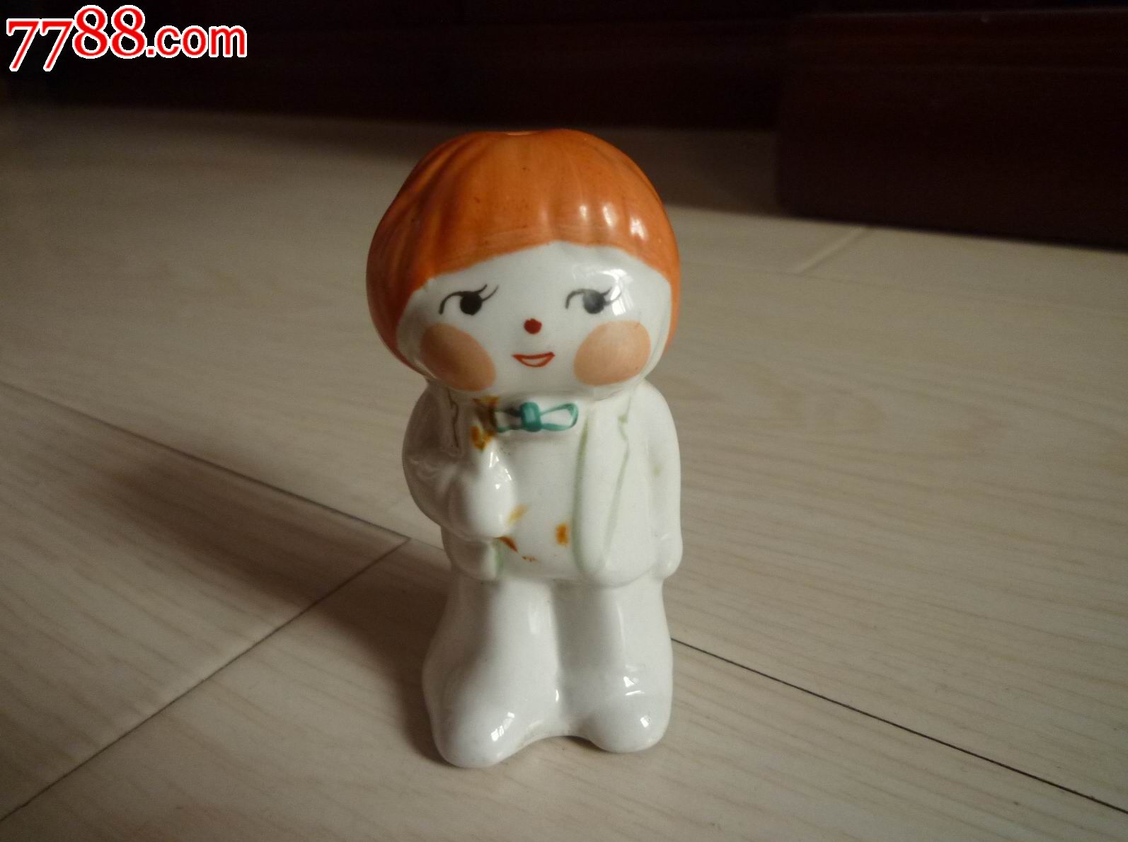 小瓷人娃娃摆件