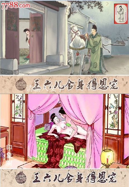 包邮预售十集原创金瓶梅第三本《王六儿舍身得恩宠》(大精)