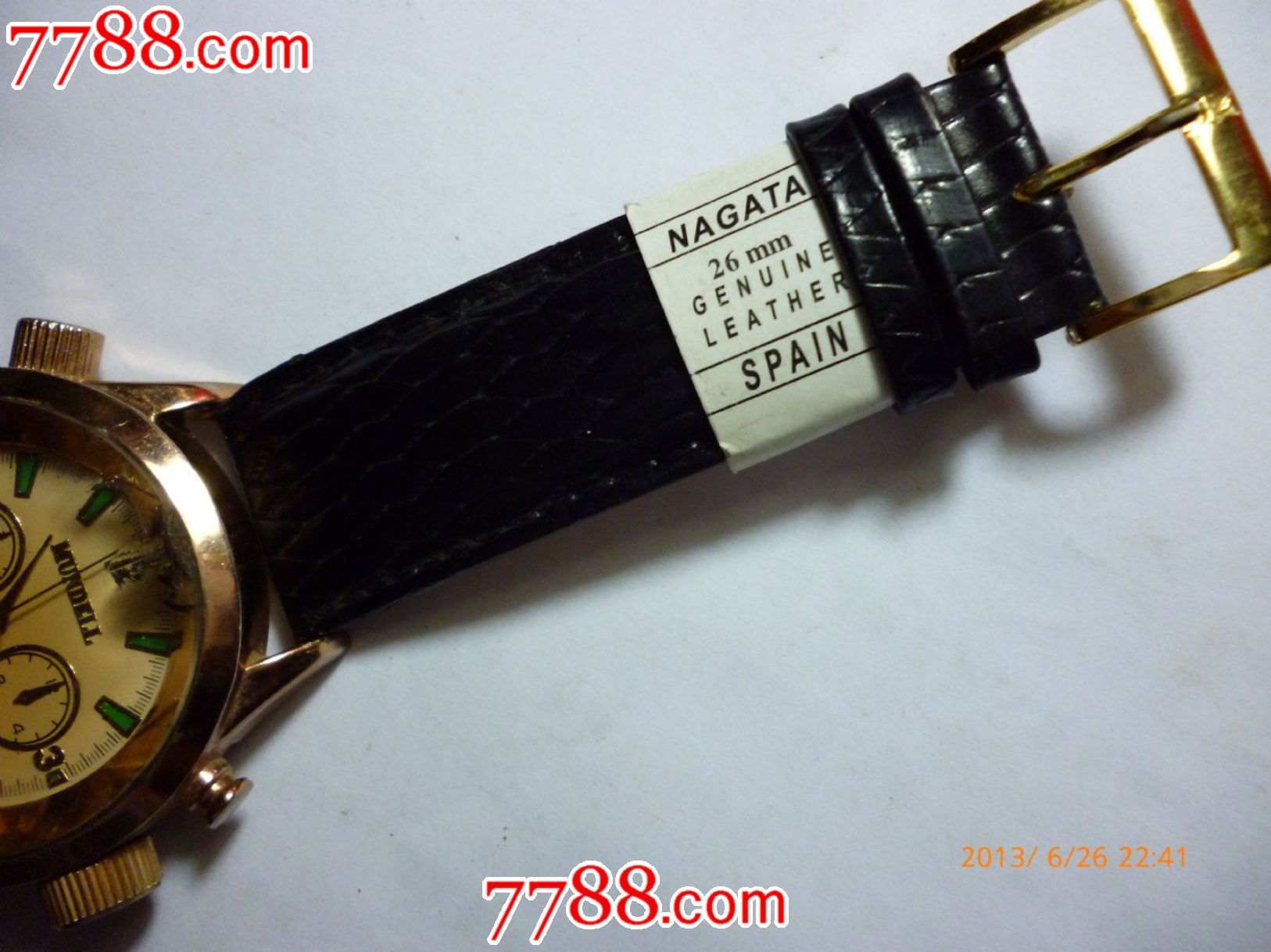 外国进口玫瑰金[mundell]电子石英男士大表一块![可佩戴也可作为挂表]