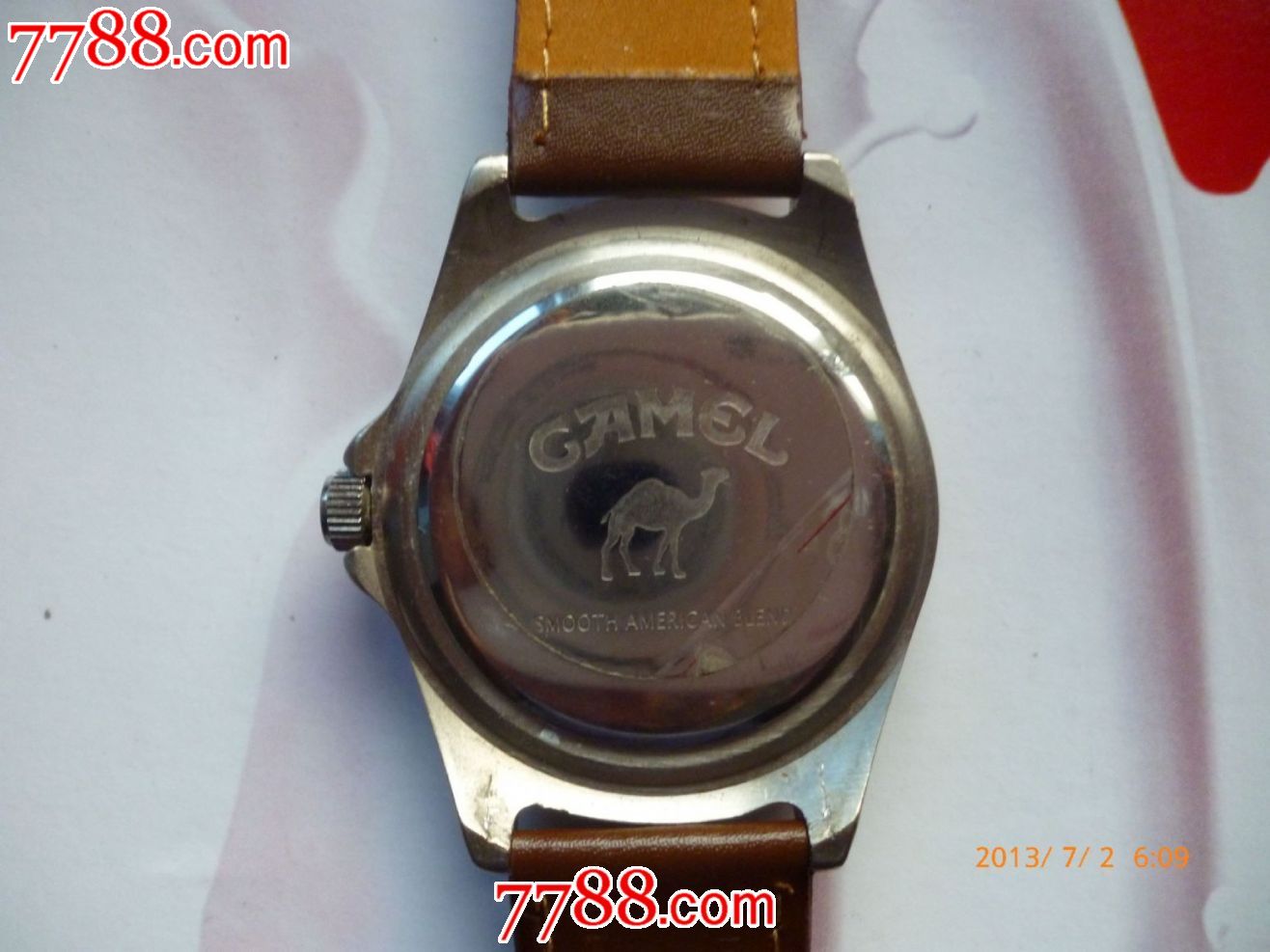 美国制造夜光[骆驼]男士电子石英大表一块!