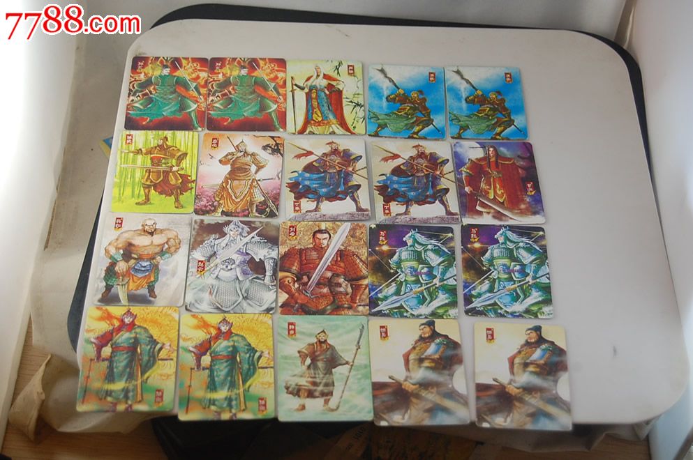 122张食品卡-华丰方便面三国卡-不拆开卖