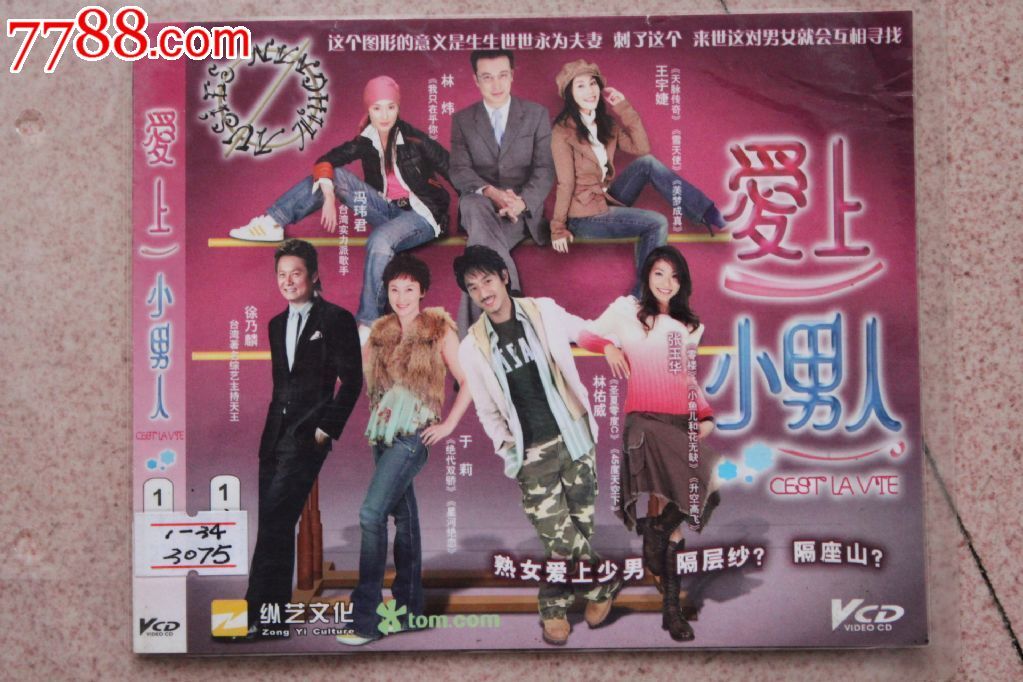 爱上小男人34集
碟装vcd台湾青春偶像电视连续剧