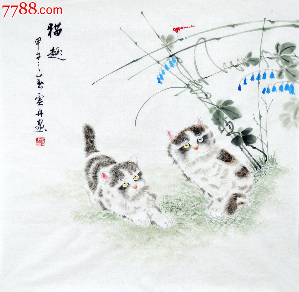 宣纸, 简介: 【作品尺寸】68x68cm(四尺斗方)【作品质地】纸本画心